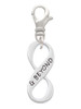 & Beyond Infinity Sign Clip On Charm