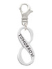Today Tomorrow Infinity Sign Clip On Charm
