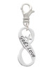 God's Love Infinity Sign Clip On Charm