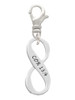 1 Corinthians 13:4 Infinity Sign Clip On Charm