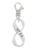 Matthew 5:4 Infinity Sign Clip On Charm