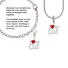I Heart My Cat Clip On Charm