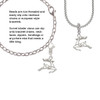 2-D Reindeer Clip On Charm