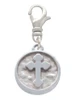 Botonee Cross - Round Seal Clip On Charm