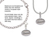 Believe - Oval Seal Clip On Charm