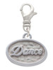 Dance - Oval Seal Clip On Charm