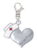 Nurse's Prayer Heart - Healing Hand Clip On Charm