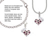 Pink Cheetah Print Heart with Nurse Hat Clip On Charm