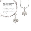 Medium Lotus Flower Clip On Charm