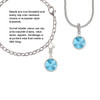 12mm Crystal Rivoli - Hot Blue Clip On Charm