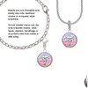 Domed Multi Color BSN Clip On Charm
