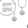Domed Multi Color CDA Clip On Charm