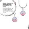 Domed Multi Color DA Clip On Charm