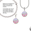 Domed Multi Color MD Clip On Charm