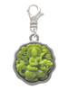 Resin Buddha in Frame Clip On Charm