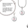 Domed Ballet Dance Instructor Clip On Charm