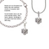 Chinese Symbol Harmony Square Spinner Clip On Charm