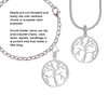 Tree of Life in Circle Clip On Charm