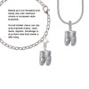 Large Ballet Slippers Clip On Charm