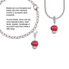 Red Ladybug Spinner Clip On Charm