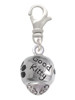 Good Kitty with Black Paw Spinners Clip On Charm