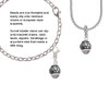 Silver Tone Paw on Hatched Background Spinners Clip On Charm