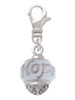Hope on White Spinners Clip On Charm