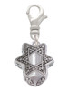 Star of David Spinner Clip On Charm