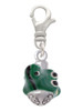 Enamel Alligator Spinner Clip On Charm