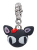 Fimo Clay Cute Kitty Rope Charm Bead Dangle