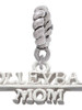 Volleyball Mom Rope Charm Bead Dangle