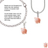 Resin Pink Pig Rope Charm Bead Dangle