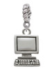 Computer Rope Charm Bead Dangle