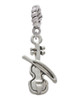 Violin Rope Charm Bead Dangle