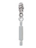 Rolling Pin Rope Charm Bead Dangle