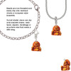 Resin Laughing Buddha Rope Charm Bead Dangle