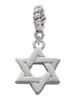 Star Of David Rope Charm Bead Dangle