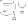 Star Of David Rope Charm Bead Dangle