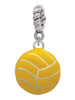 Large Water Polo Ball Rope Charm Bead Dangle