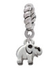 Mini Elephant Rope Charm Bead Dangle