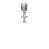 Small Greek Letter - Tau - Charm Bead Dangle