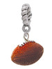 Resin Football Rope Charm Bead Dangle