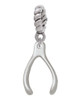 Wishbone Rope Charm Bead Dangle