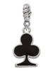 Card Suit - Club Rope Charm Bead Dangle