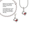 Texas Outline with Jalapeno Rope Charm Bead Dangle
