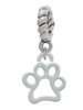 Small Open Paw Rope Charm Bead Dangle