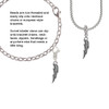 Lightning Bolt Rope Charm Bead Dangle