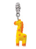 Resin Yellow Geronimo the Giraffe Rope Charm Bead Dangle