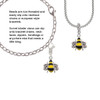 Enamel Bee Rope Charm Bead Dangle