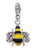 Enamel Bee Rope Charm Bead Dangle
